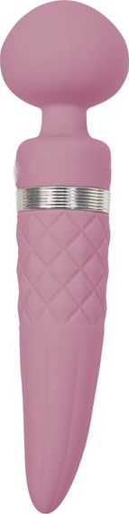Вібромасажер 2в1 PILLOW TALK - Sultry Pink, класичний масажер і вібратор з ротацією, підігрів | Зображення 3