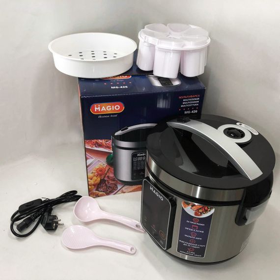 Скороварка пароварка мультиварка, Электронные мультиварки рисоварки, Хорошая бюджетная мультиварка RM-23 | Зображення 6