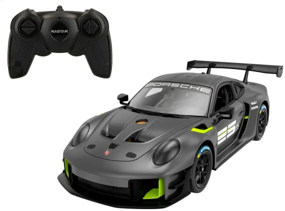 Машинка-конструктор Rastar Porsche 911 GT2 RS Clubsport 25 1:18. Сірий