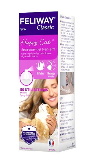 Спрей для зняття стресу у котів Ceva Feliway 60 мл
