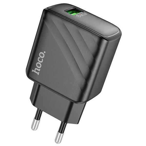 МЗП Hoco CS21A Rich QC3.0 18W (1USB-A) Black