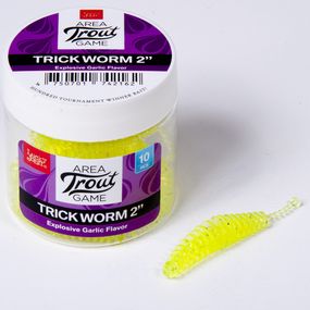 Слаги съедобные искусственные LJ Лаки Джон Pro Series TRICK WORM 2,0in (05.00)/071 10 шт в упаковке.