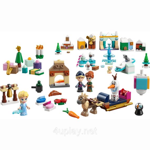 Новогодний адвент календарь 2025 ЛЕГО Дисней Холодное сердце Оригинал LEGO Disney Frozen Advent Calendar 2025 | Зображення 1