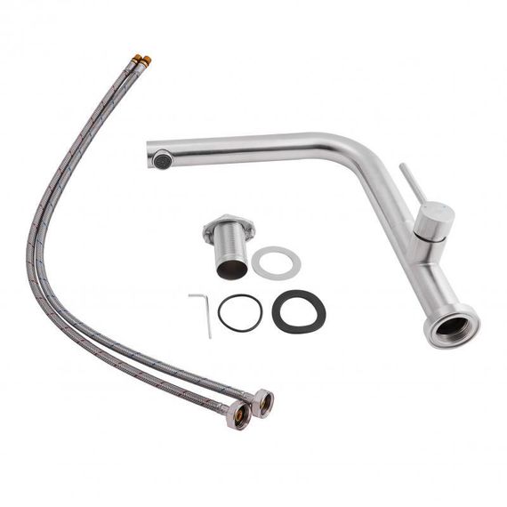Змішувач для кухні Qtap Zdenek QTZDN9032103FC Brushed Nickel PVD | Зображення 3