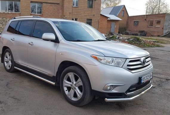 Передній захист ST014 (нерж.) d60/60 для Toyota Highlander 2008-2013рр | Зображення 3