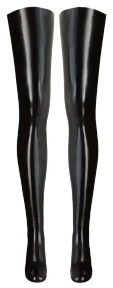 Панчохи чорні LATEX Sex Aura | Зображення 2