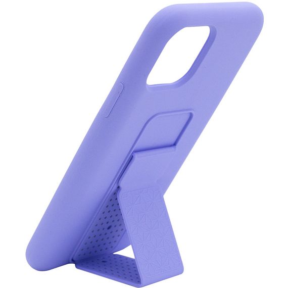 Чохол Silicone Case Hand Holder для Apple iPhone 11 Pro (5.8") Бузковий/Dasheen | Зображення 1