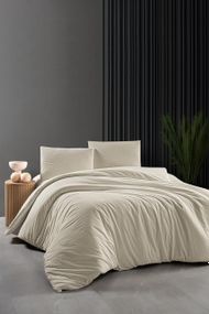 Постільна білизна Sikel Stonewashed Soho 200 х 220 см Bej
