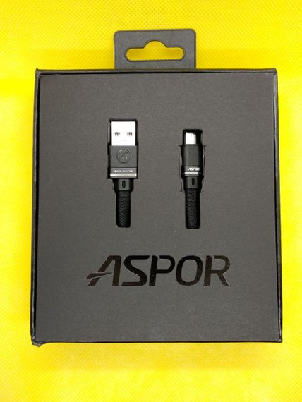 USB кабель Aspor A135 micro Quick Charge 2.4A (Быстрая зарядка) | Зображення 1