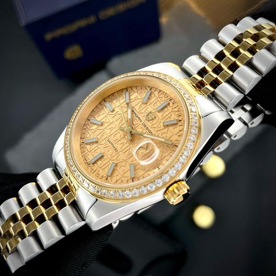 Чоловічий годинник Pagani Design PD-1794M Silver-Gold-Gold | Зображення 4