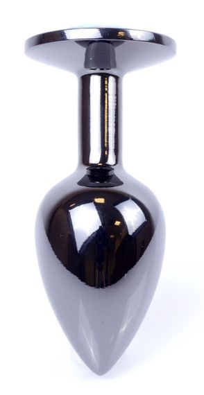 Анальний затор Boss Series - Jewellery Dark Silver PLUG Clear S, BS6400030 sexstyle | Зображення 5