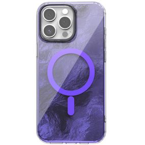 Чохол TPU Shiny Mountain (MagFit) для Apple iPhone 12 Pro Max (6.7") Purple