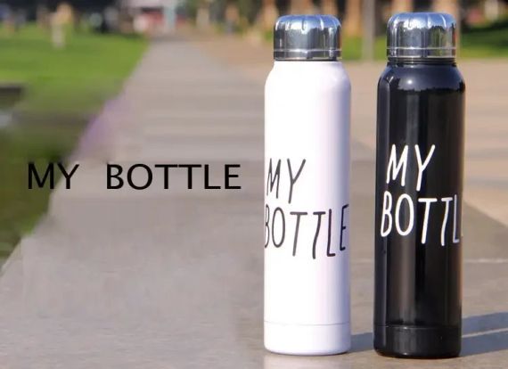 Термос 9045 My Bottle, 320 мл, харчова сталь, для будь-яких температур, термос-пляшка | Зображення 1
