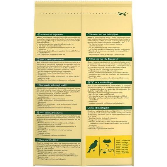 Корм для канарок Vitakraft Premium Menu, 500 гр | Зображення 2
