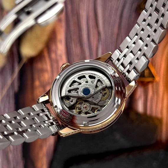 Класичний жіночий годинник Awarder 049 Де би не була Silver-Gold-Pearl, водонепроникний | Зображення 6