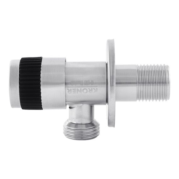 Кран приладовий Kroner KRP Edelstahl Klassisch - ESG100 1/2"х1/2" ЗЗ (CV022973) | Зображення 1