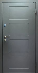 Двері вхідні Портала Metallic grey серія STREET Termo Art1 Metallic grey