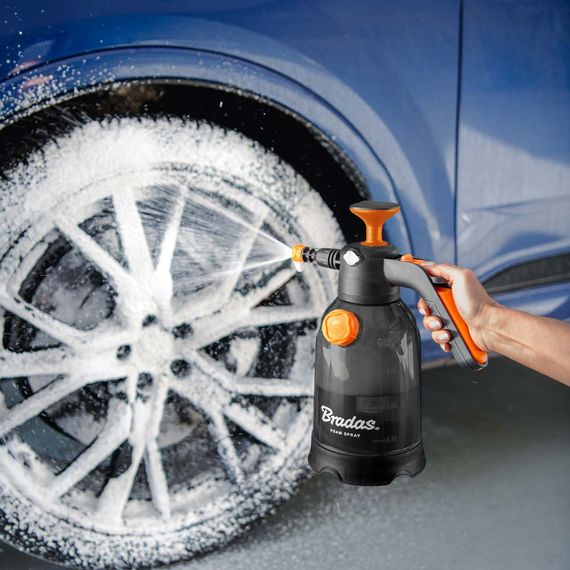 Пневматичний обприскувач Bradas FOAM SPRAY з піноутворювачем та бічним вливом, об'єм: 2 л (AS0200F/SF) | Зображення 1