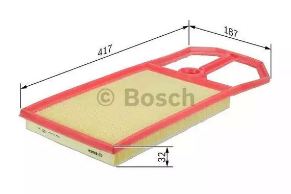 Фільтр повітряний SKODA OCTAVIA, VW GOLF, BOSCH (1457433716) | Зображення 4