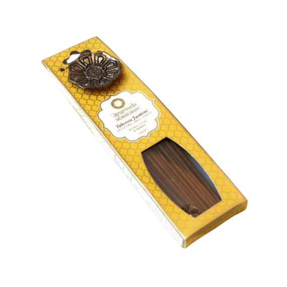 Аюрведичні аромапалички з підставкою  Тубероза Жасмин Вата 25г Song of India 8903833913269