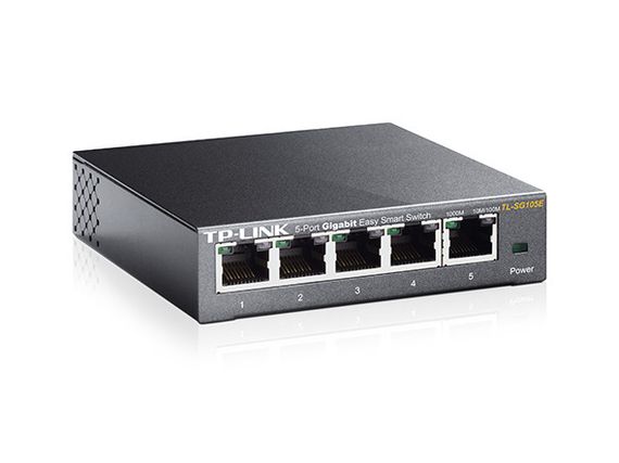 Коммутатор TP-LINK TL-SG105E 5xGE EasySmart Метал. Корпус (TL-SG105E) | Зображення 2