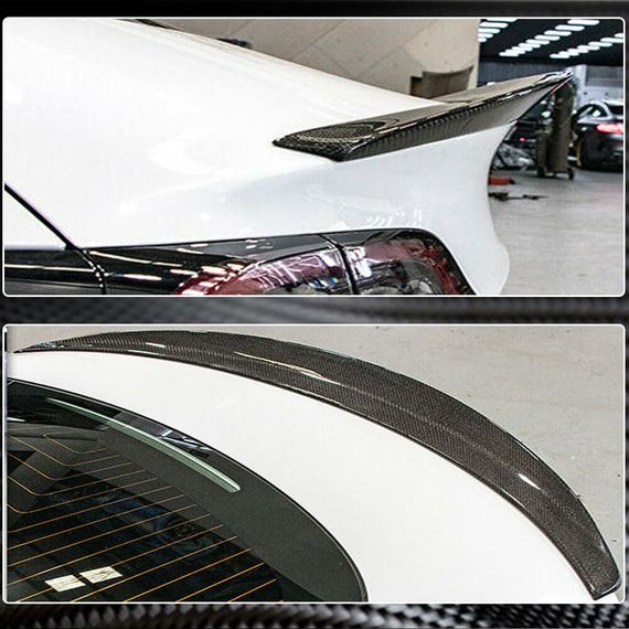 Задний спойлер V10 (2017-2023, Карбон) для Tesla Model 3 2017- гг | Зображення 1