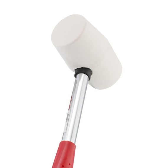 Киянка гумова 225 г, бiла INTERTOOL HT-0234 | Зображення 2