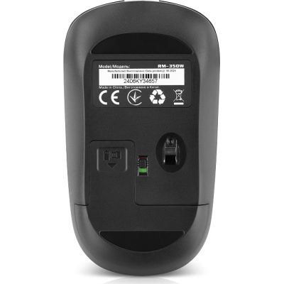 Мышка REAL-EL RM-350W Wireless Black/Gray (EL123200043) | Зображення 6