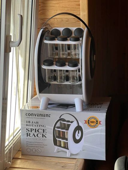 Контейнер для спецій / Набір приправних банок 18 шт БІЛА AND 1-62 | Зображення 1