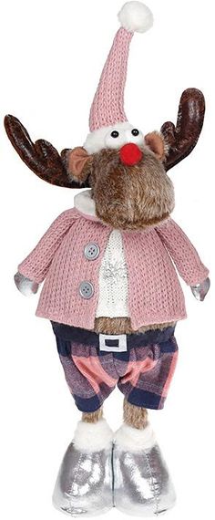 New Years elk boy мягкая игрушка 23х14х60см