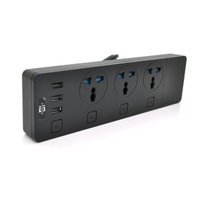 Сетевой фильтр ТВ-Т11.3 розетки + 3 USB, с переключателем на каждую розетку, 2м