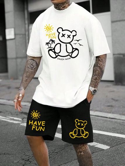 Комплект футболка та шорти ДТФ