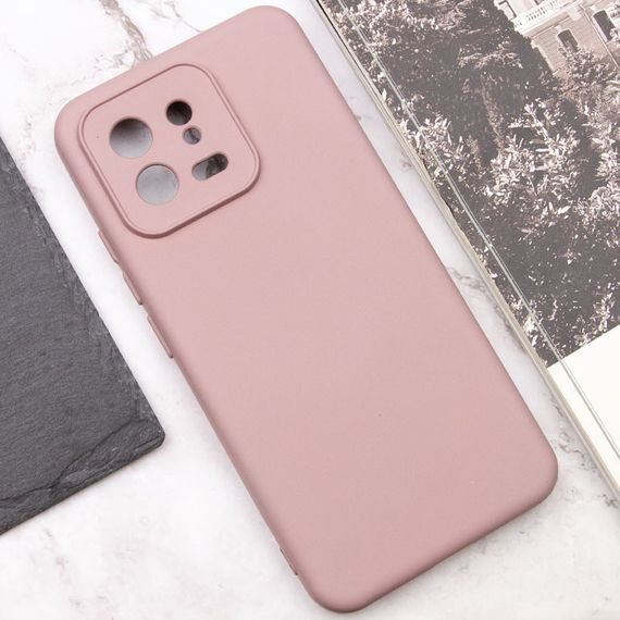 Чехол Silicone Cover Lakshmi Full Camera (A) для Xiaomi 13 Full camera, Рожевий/Pink Sand | Зображення 4