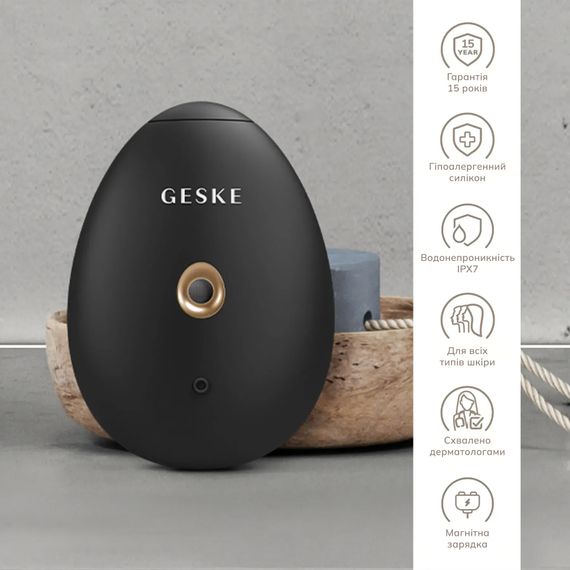 Электронный освежитель для увлажнения лица GESKE Facial Hydration Refresher 4в1 gray, Серый | Зображення 2