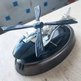 Ароматизатор автомобільний із сонячною панеллю Вертоліт Чорний