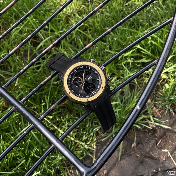 Чоловічий годинник Sanda 6012 Black-Gold | Зображення 3