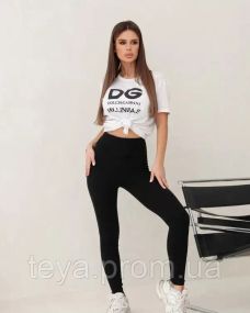 Легінси колір чорний розмір 4XL FI_009688