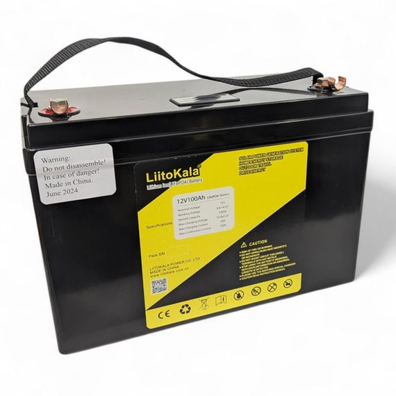 Акумулятор LiFePO4 12V 100Ah з дисплеєм та BMS LiitoKala (46724-_9207) | Зображення 2