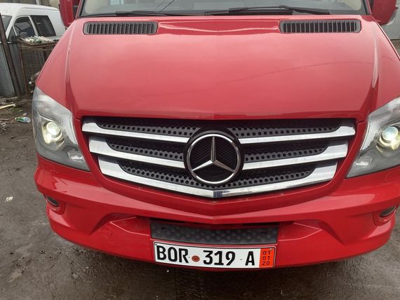 Накладки на решетку (2013-2024, нерж.) Carmos - Турецкая сталь для Mercedes Sprinter | Зображення 2