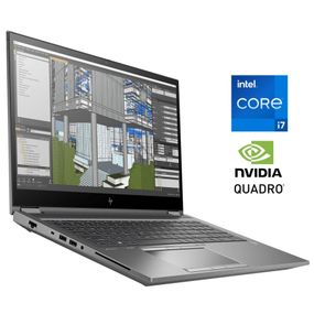 Мобільна робоча станція HP ZBook Fury 15 G8 / 15.6" (1920x1080) IPS / Intel Core i7-11850H (8 (16) ядер по 2.1 - 4.8 GHz) / 16 GB DDR4 / 256 GB SSD / nVidia Quadro T1200, 4 GB GDDR6, 128-bit / WebCam / Win 11 Pro б/в
