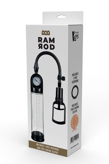 Вакуумна помпа для пеніса Dream Toys RAMROD DELUXE PENIS PUMP sexstyle | Зображення 5
