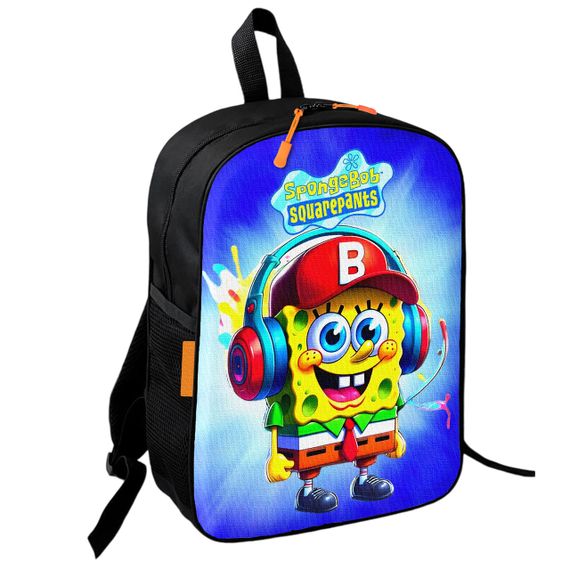 Рюкзак школьный детский Губка Боб 36х27 см подростковый для мальчика,девочки (4037)
