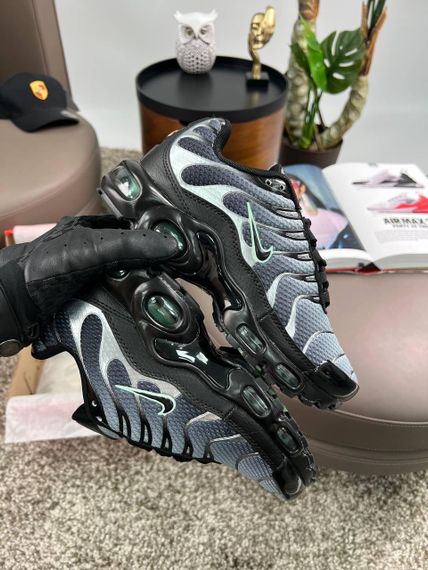 Кросівки Air Max Plus Grey Black Silver , текстиль , В'єтнам 39 25 см | Зображення 7