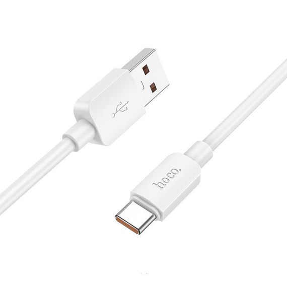Дата кабель Hoco X96 Hyper USB to Type-C 100W (0.25m) White | Зображення 1