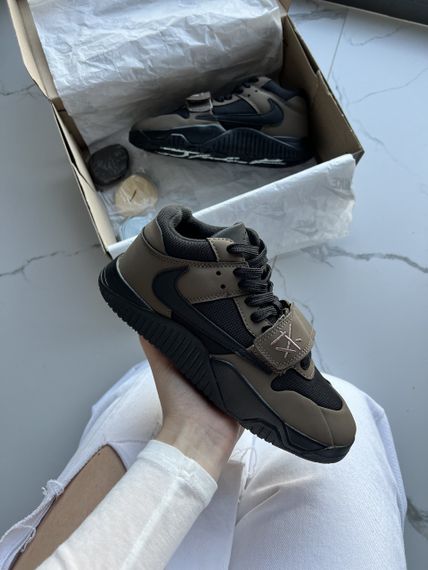 Кросівки Jordan x Trav3is Sco3tt Cut The Check Jumpman Jack Dark Mocha, В'єтнам 2059 40 | Зображення 4