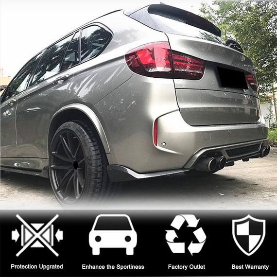 Дифузор заднього бампера Карбон V4 (для F85) для BMW X5 F-15 2013-2018 рр | Зображення 1