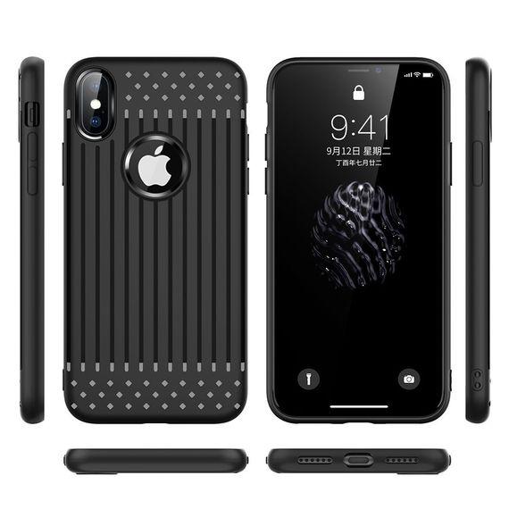 Чохол накладка Primo Shell TPU для Apple iPhone XS Max - Black | Зображення 1