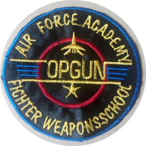 Нашивка на одежду Opgun 125 мм Синій