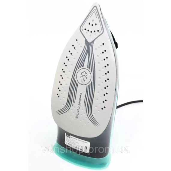 Парова праска RAF R.1250B 2200 Вт з керамічною підошвою, Електрична парова праска | Зображення 4