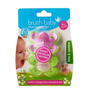 Прорізувач Brush-Baby MolarMunch - Green/Pink